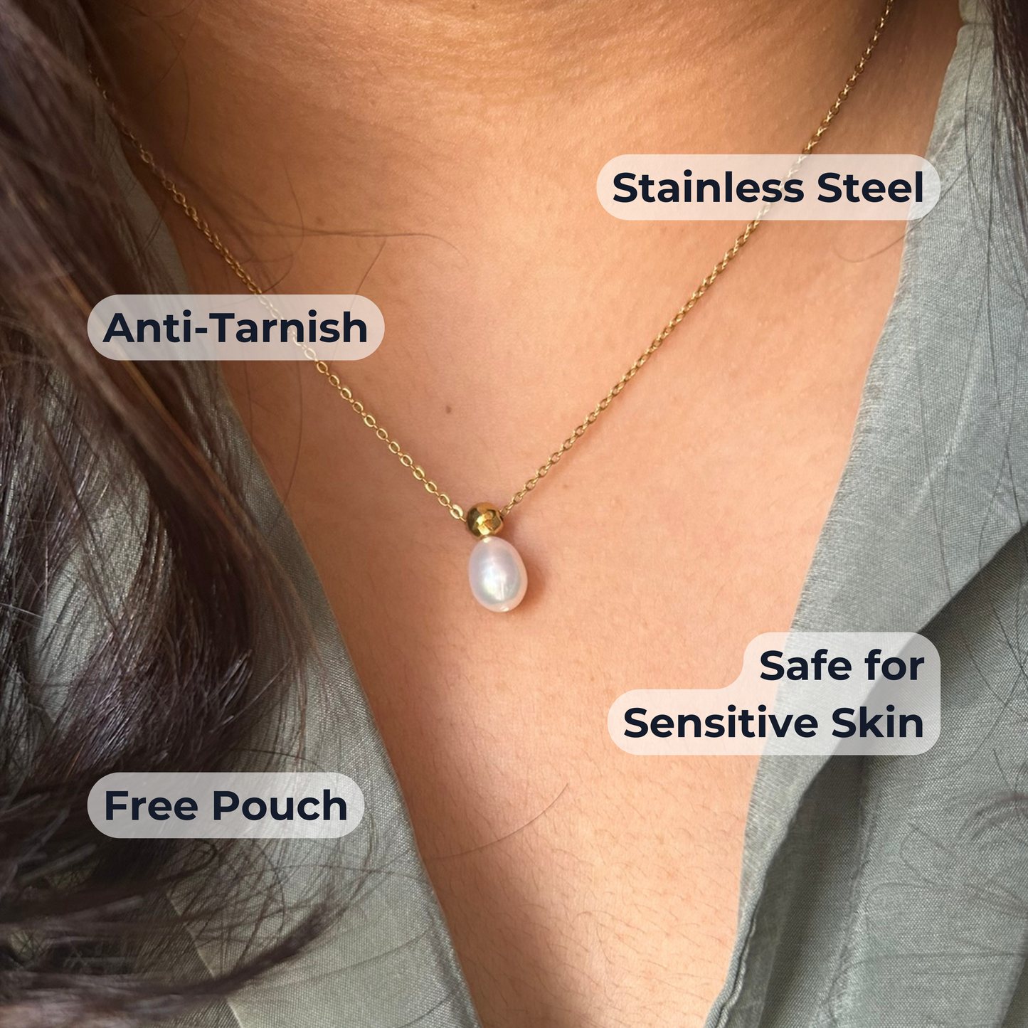 Single Pearl Necklace