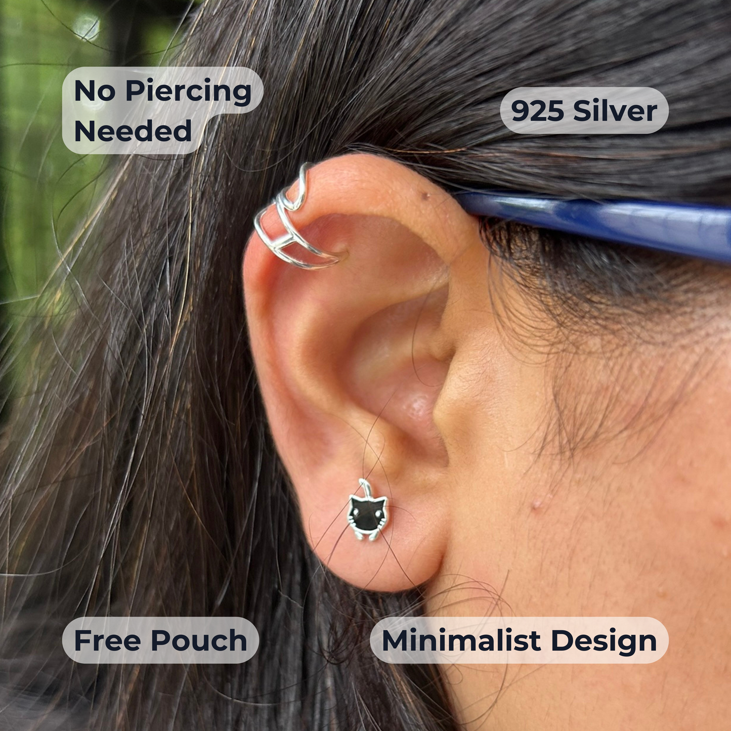 Axis Ear Cuff | 925 Sterling Silver