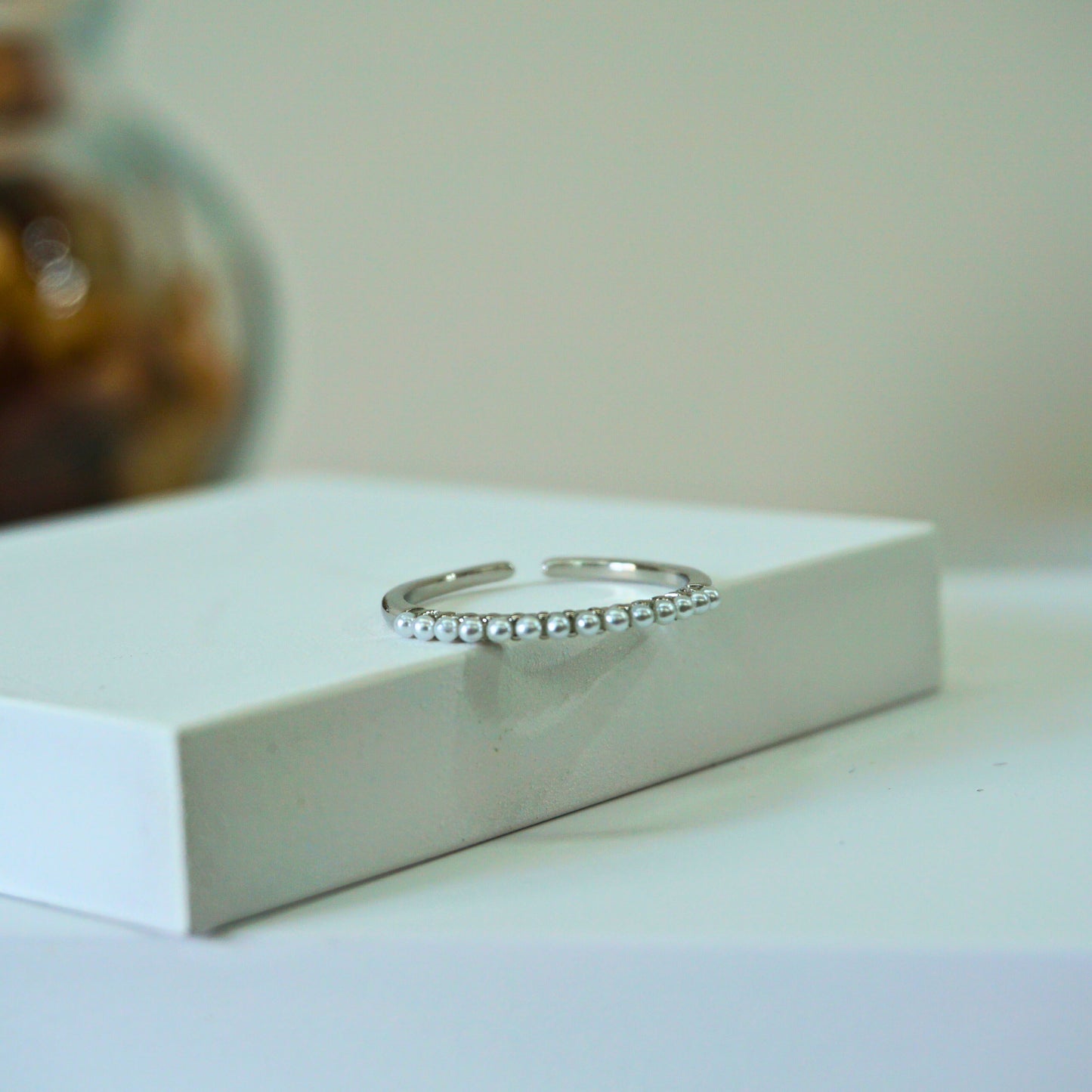 Pearl Ring for Women - Delphin Jewels