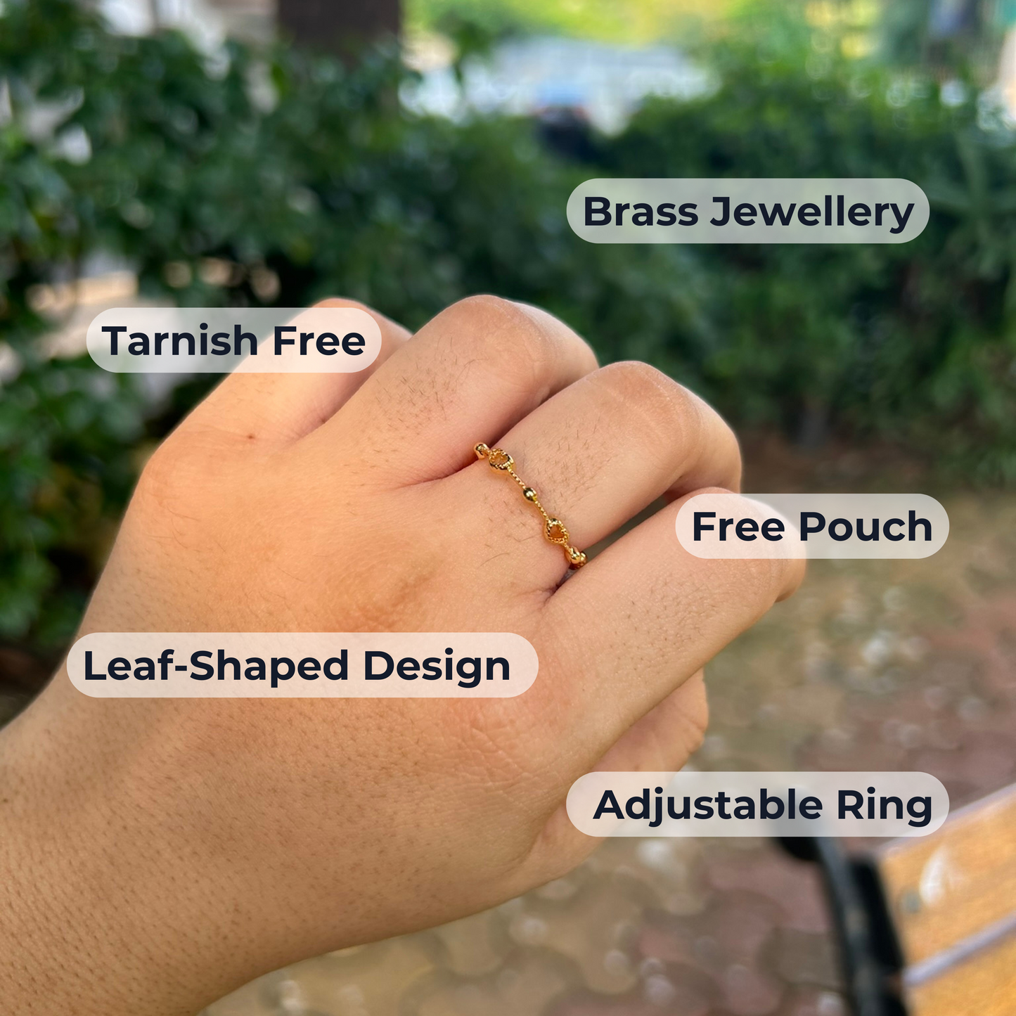Love Connection Adjustable Ring
