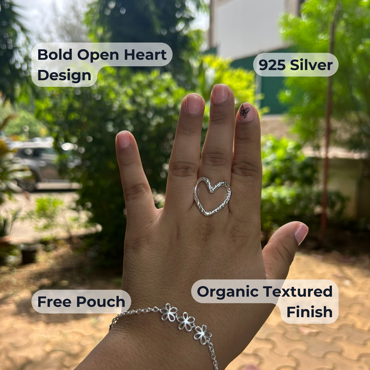 Beloved Adjustable Ring | 925 Sterling Silver