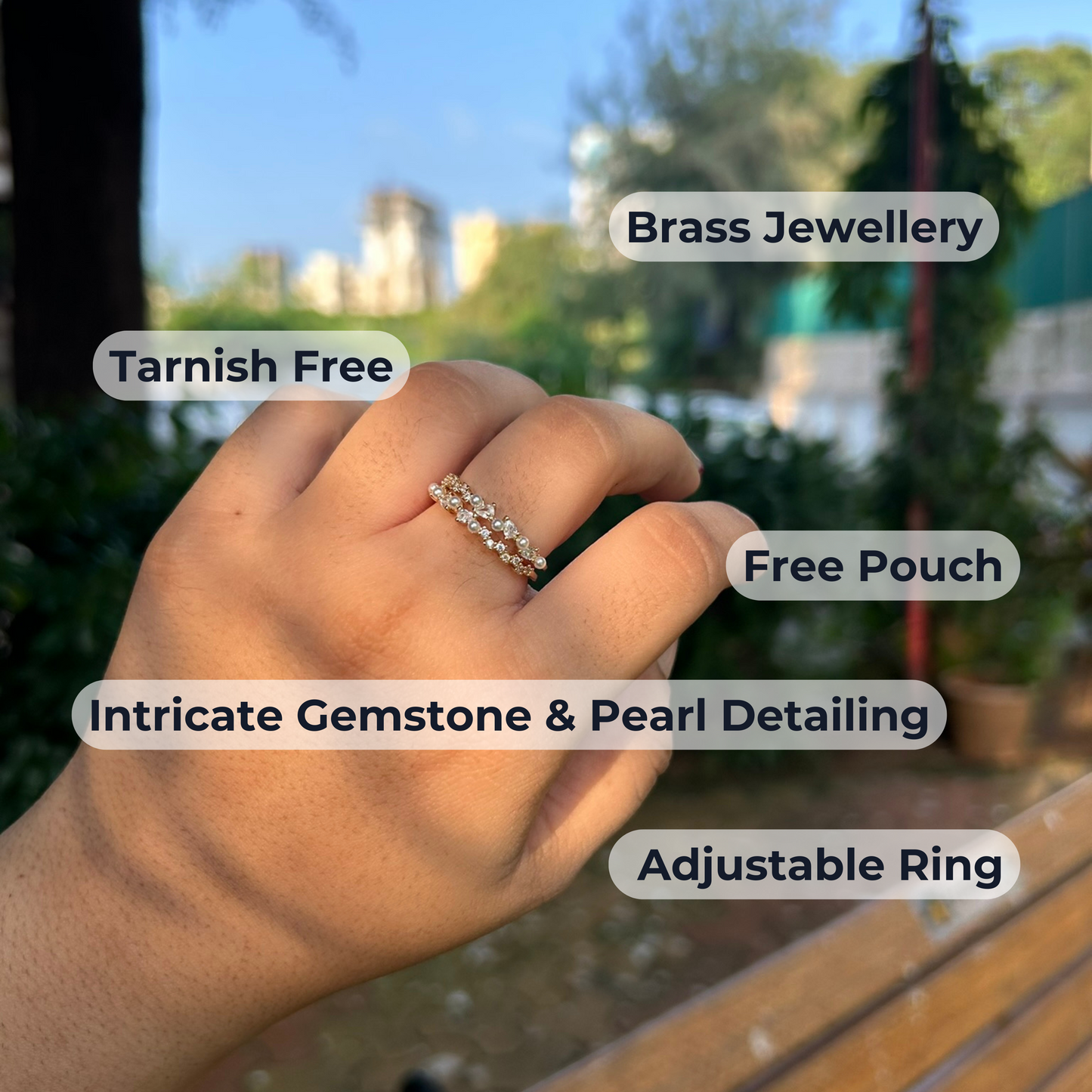 Winter Adjustable Ring