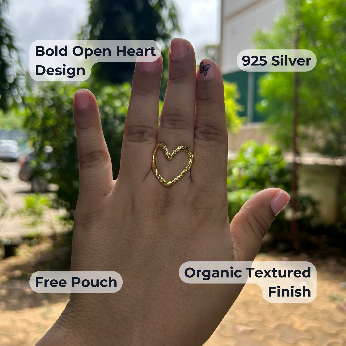 Beloved Adjustable Ring | 925 Sterling Silver