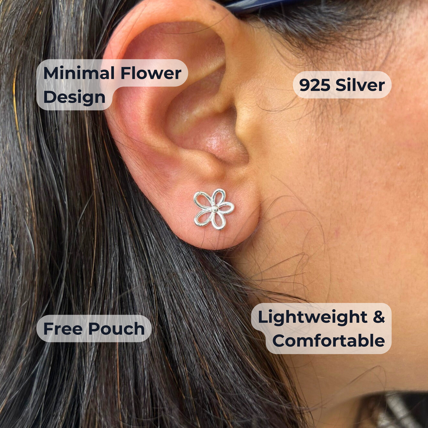 Flowr-ish Earrings | 925 Sterling Silver