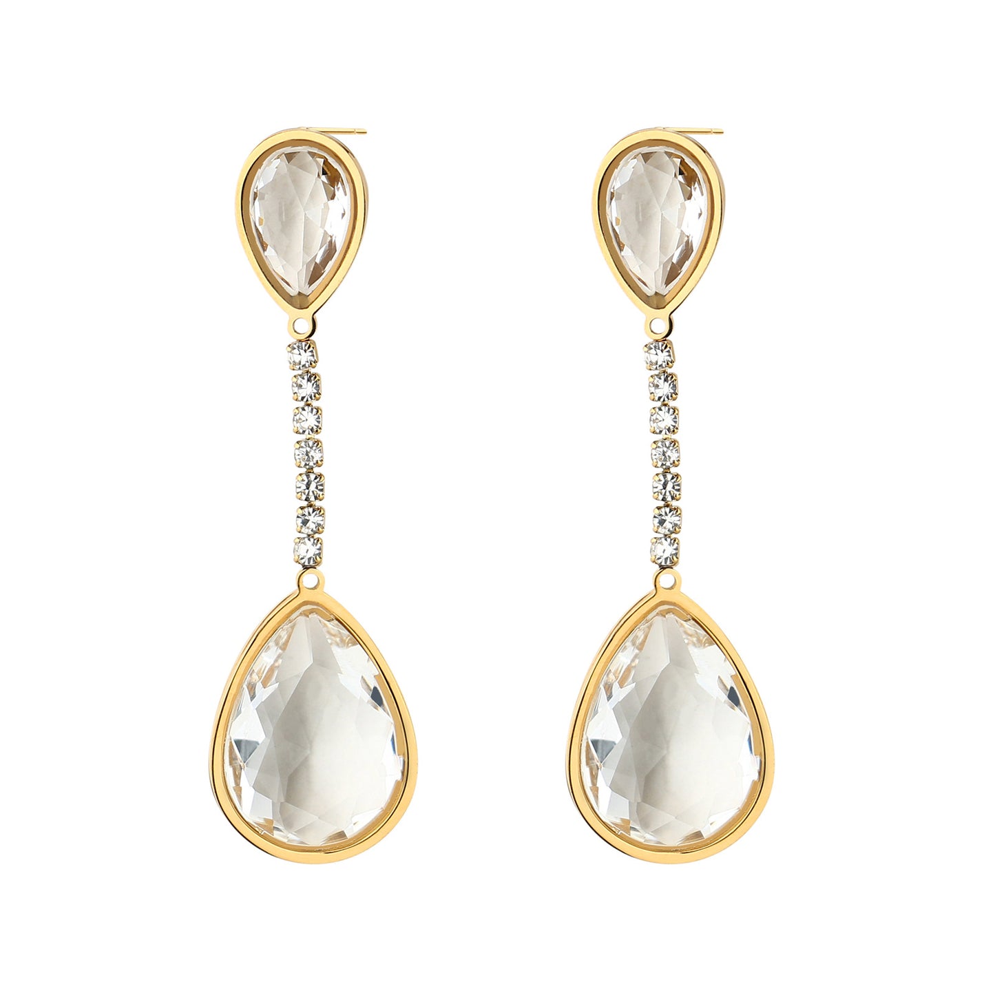 Shop for Aurora Earring | 18k Gold Plated Earrings | Delphin Jewels