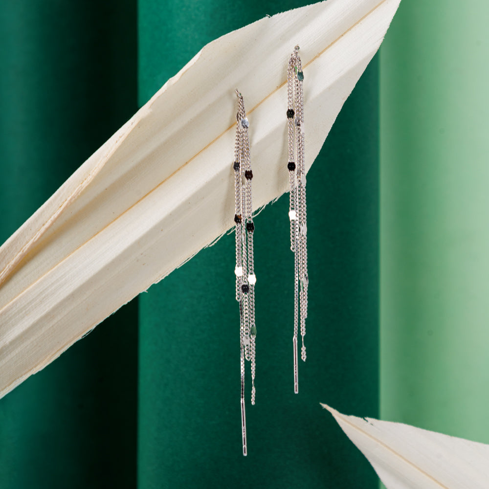 Kira Thread Earring | 925 Sterling Silver