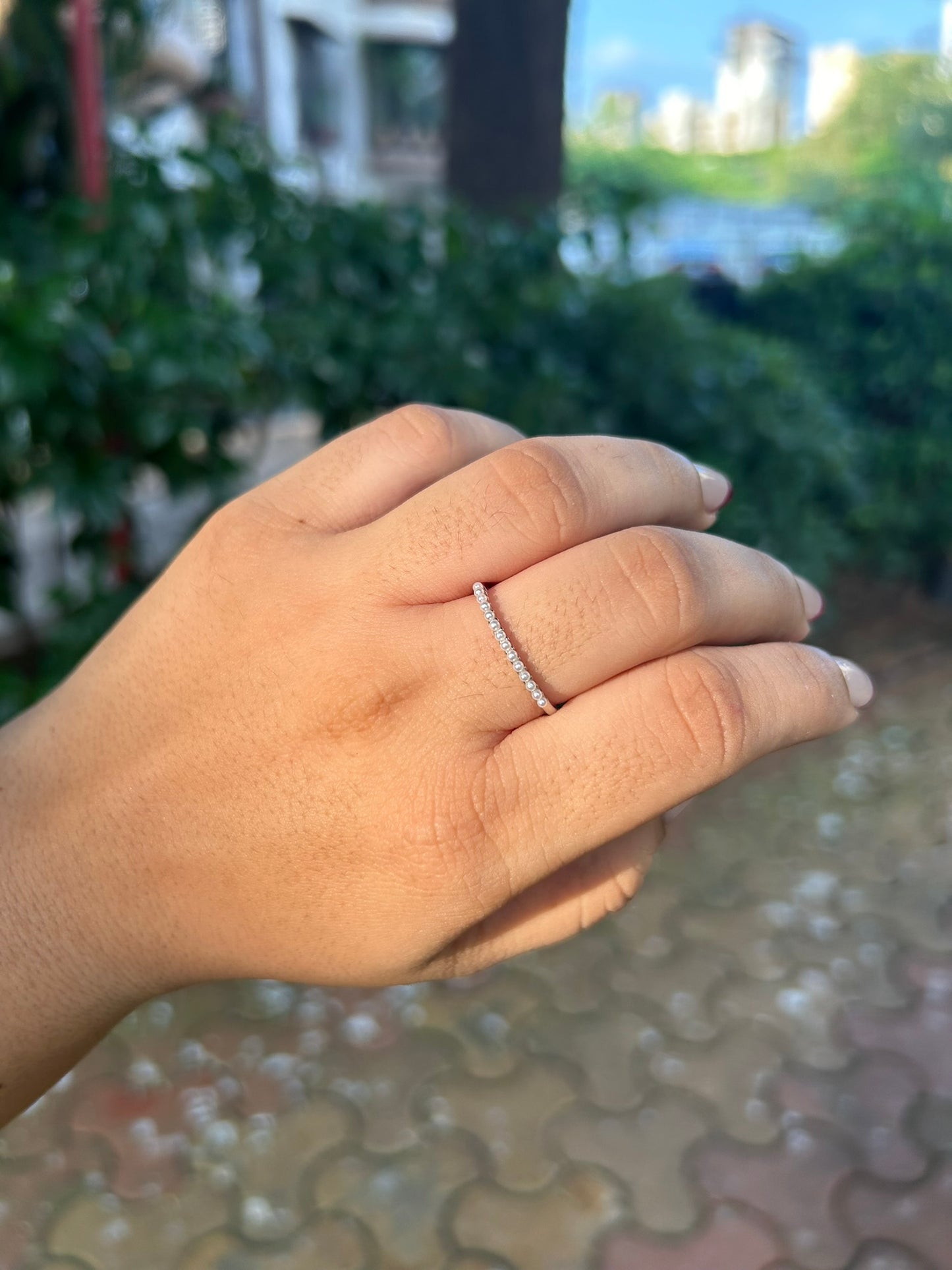 pearl ring design