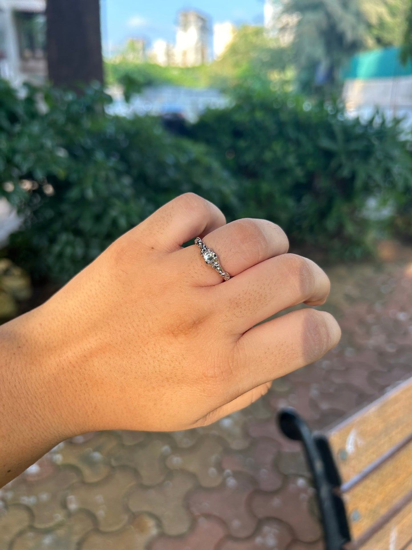 zircon stone ring