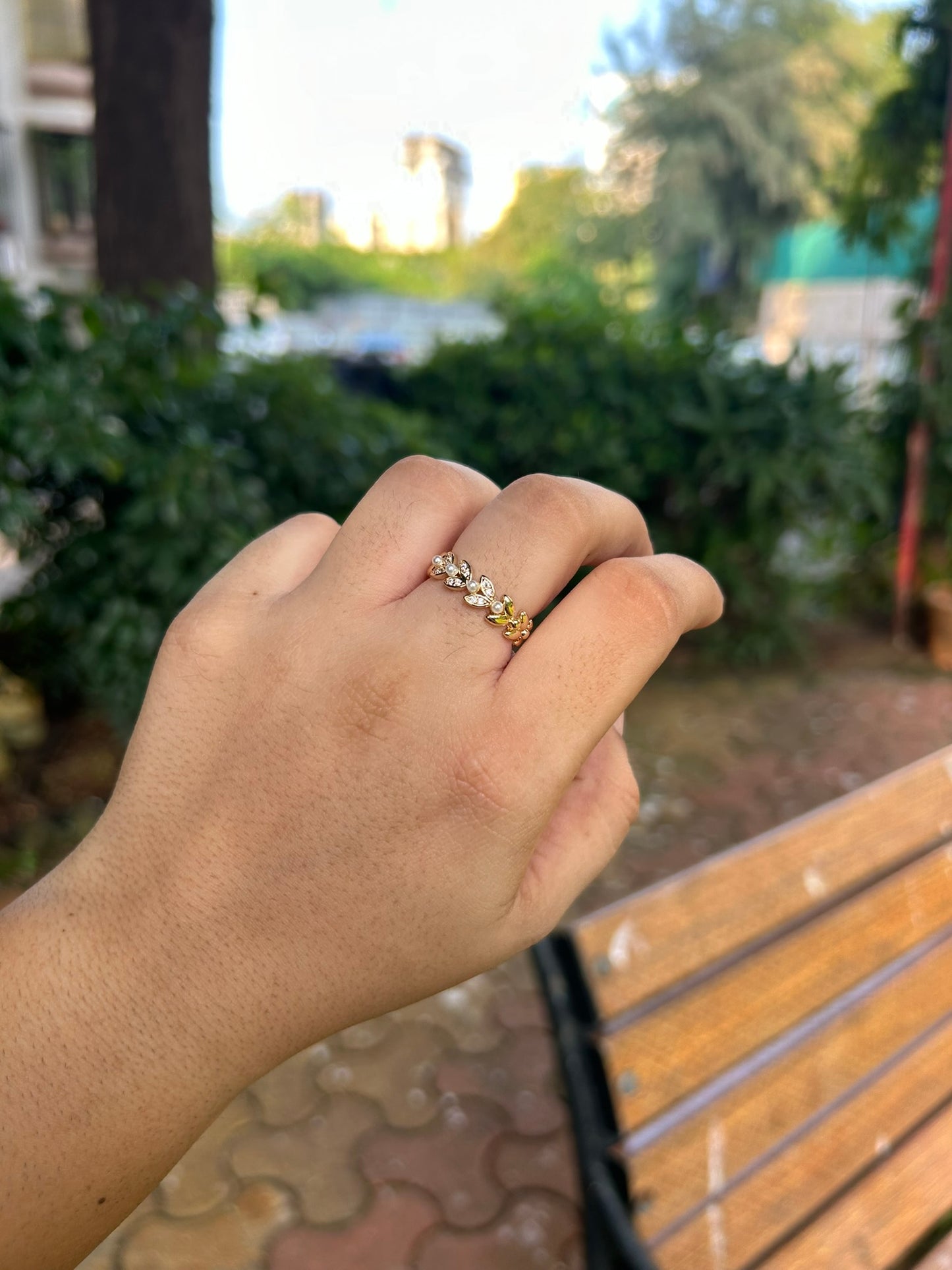 adjustable ring gold