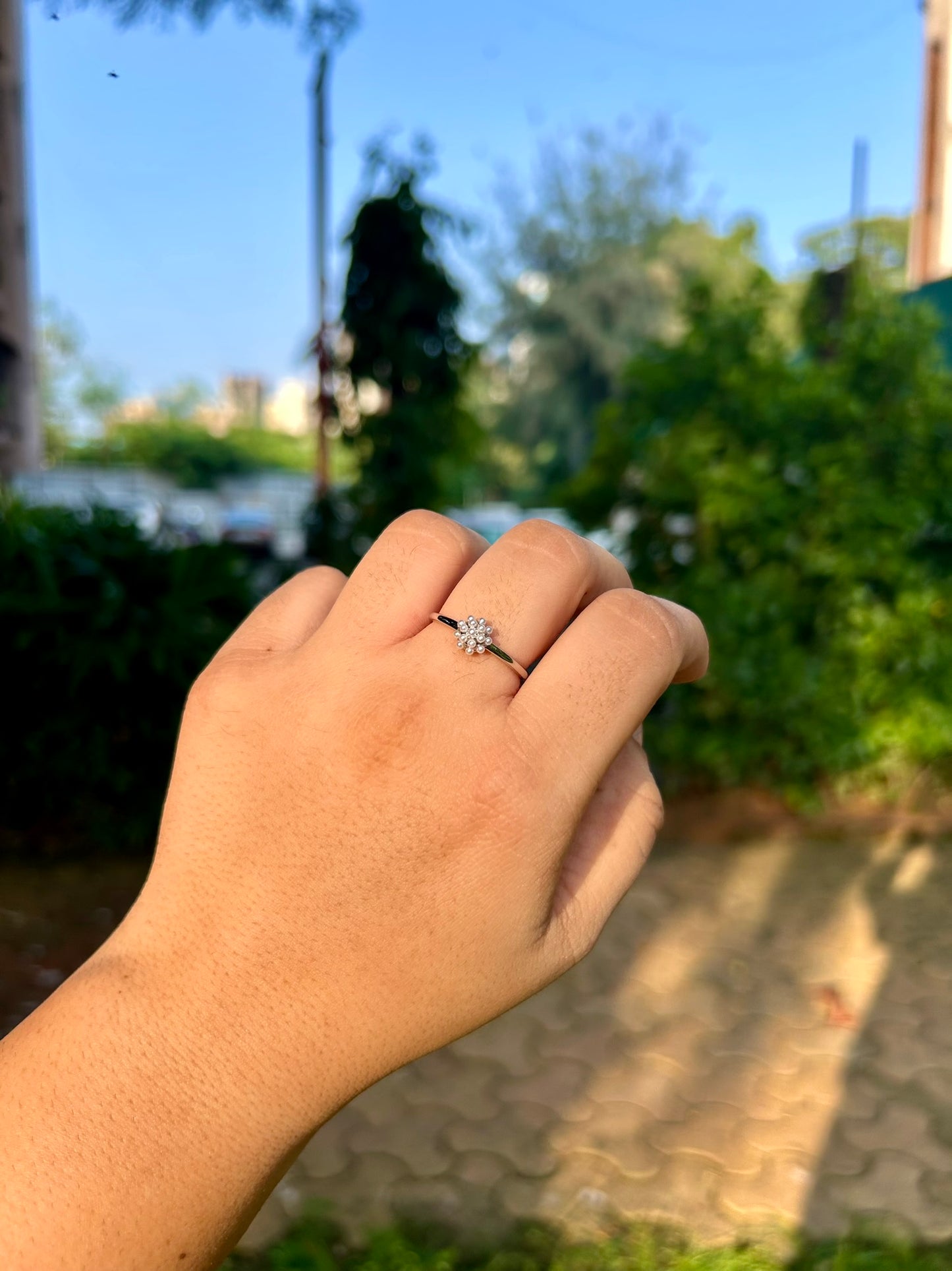 pearl ring woman - delphin jewels