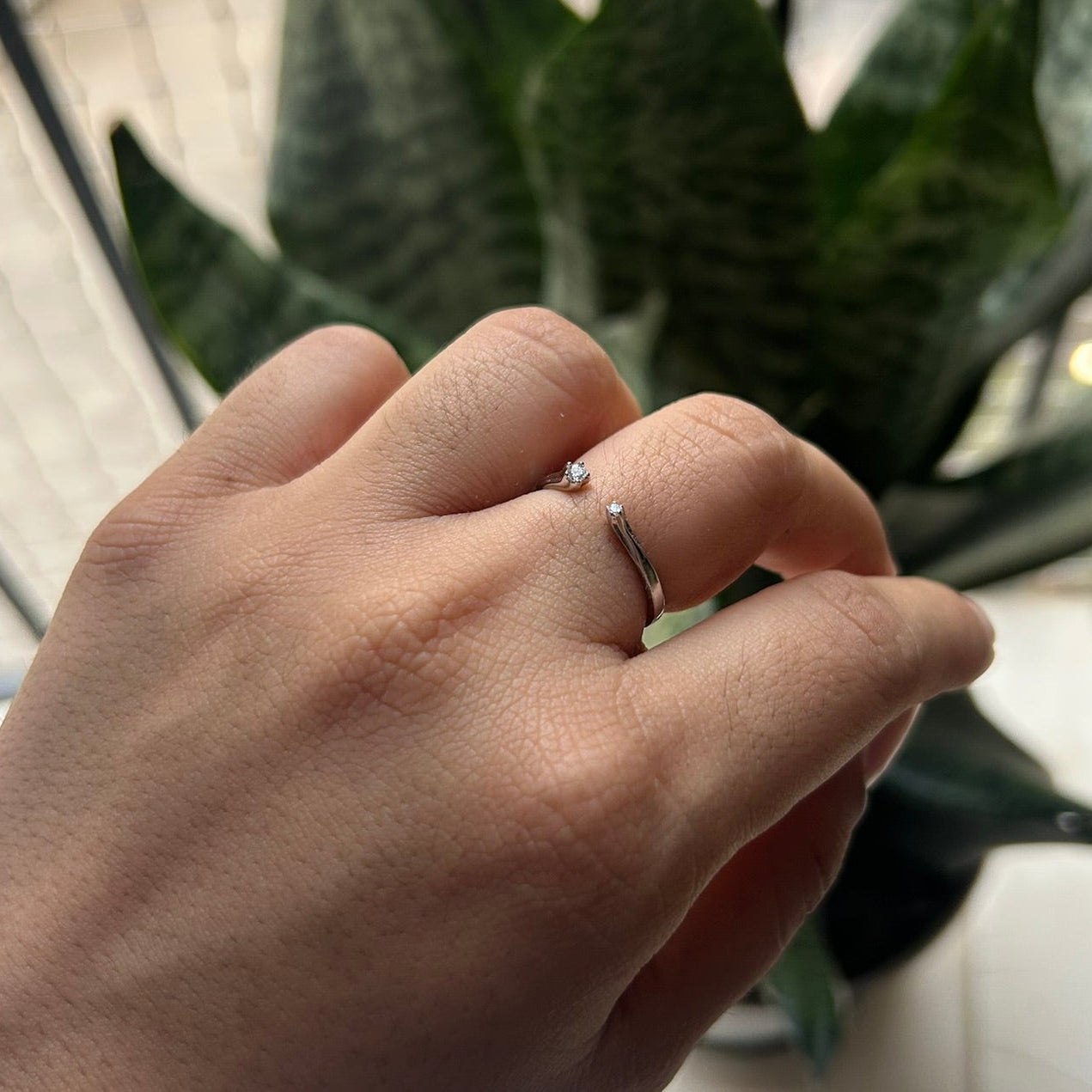 Dew Adjustable Ring | 925 Sterling Silver