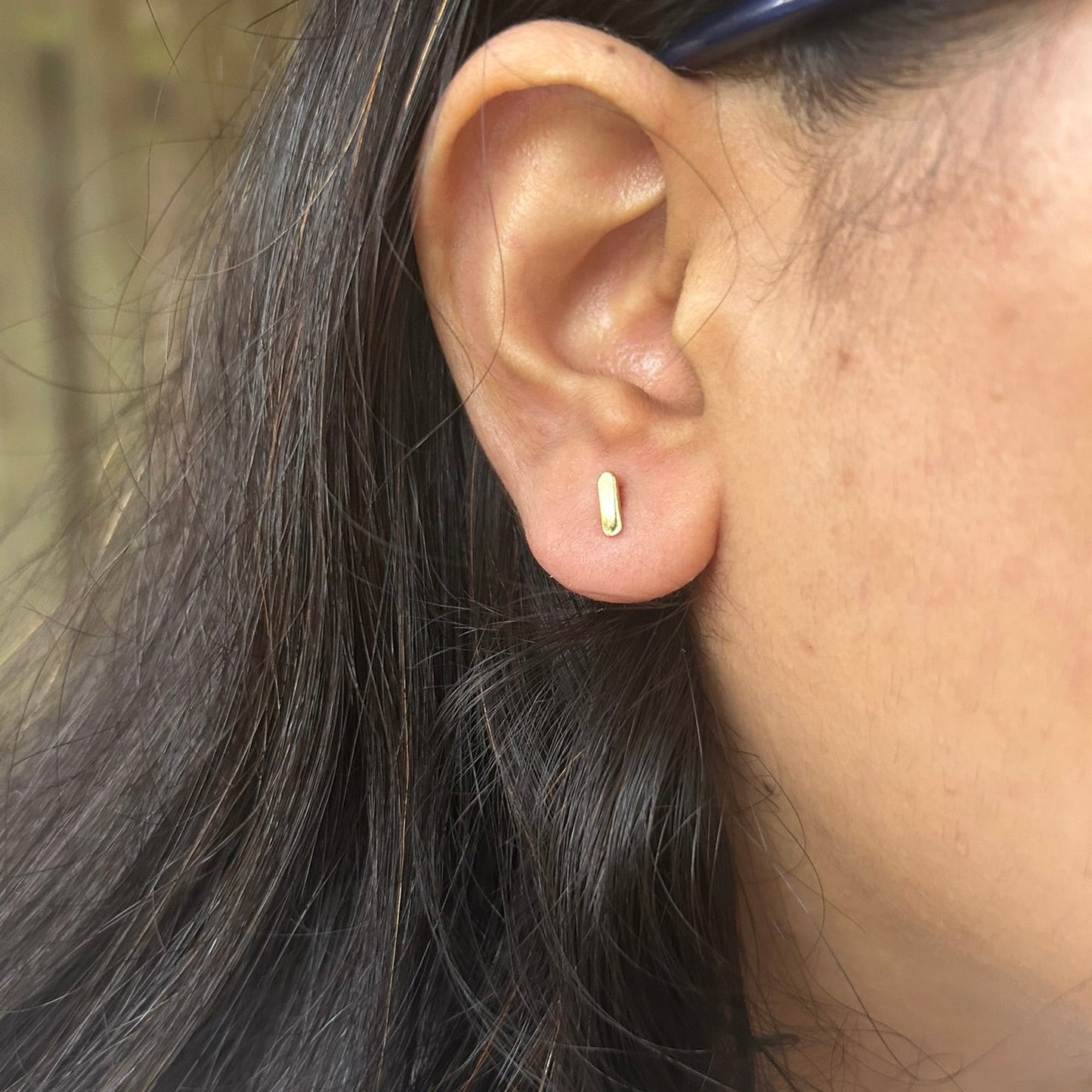 The Rect Earrings 925 Sterling Silver