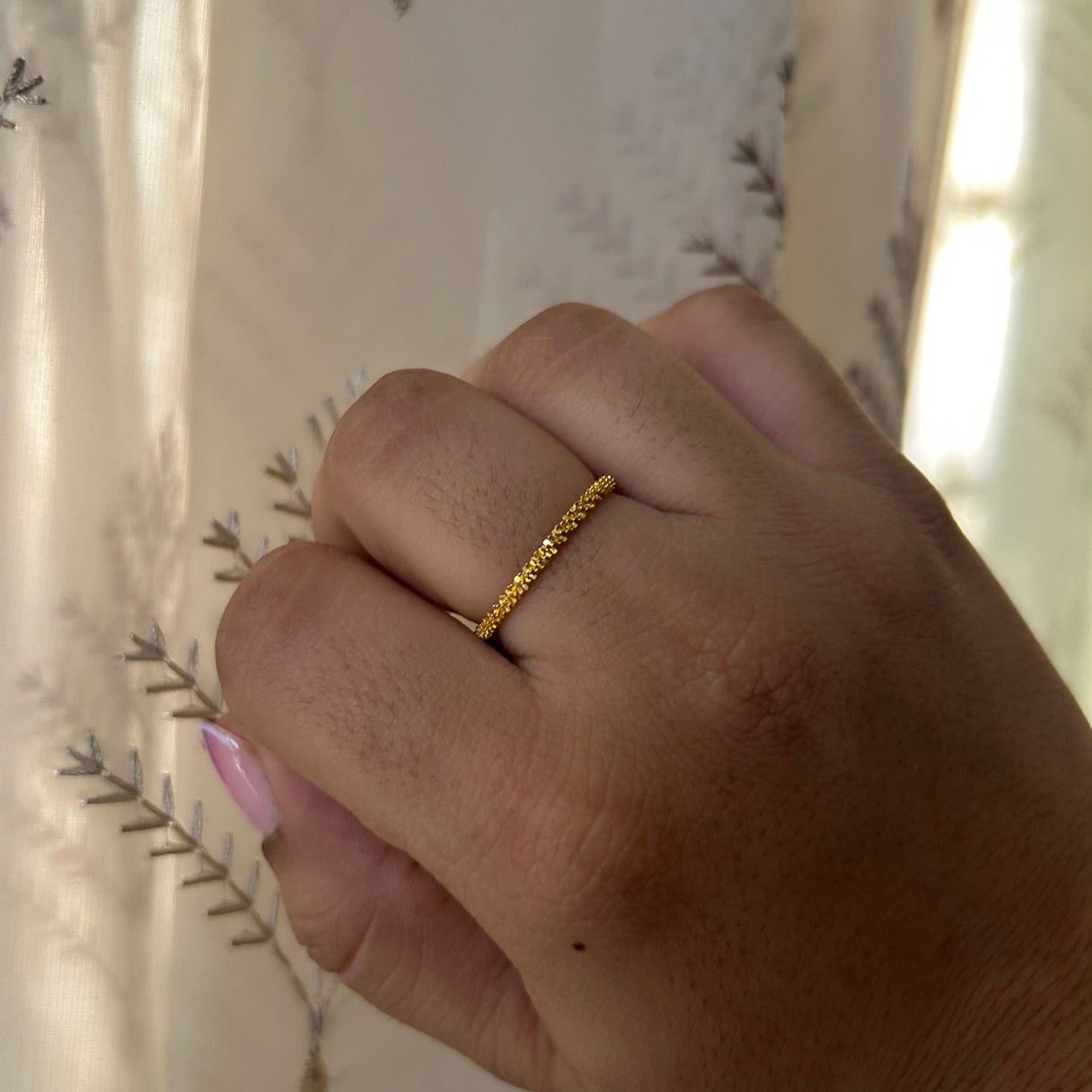 Loop Chain Ring 925 Silver