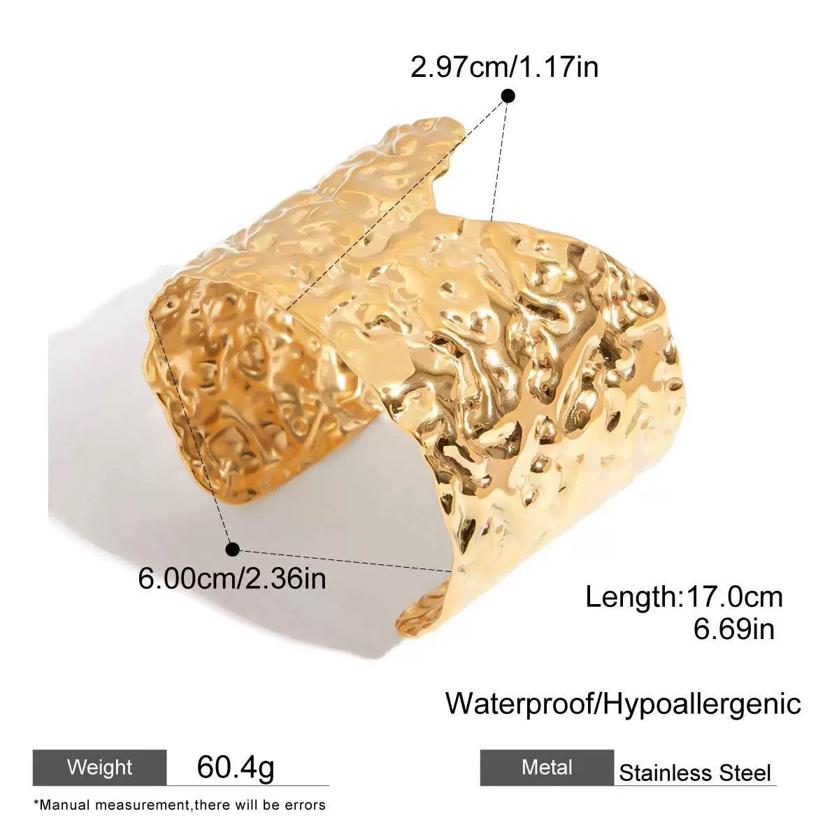 Gilded Cuff Bracelet