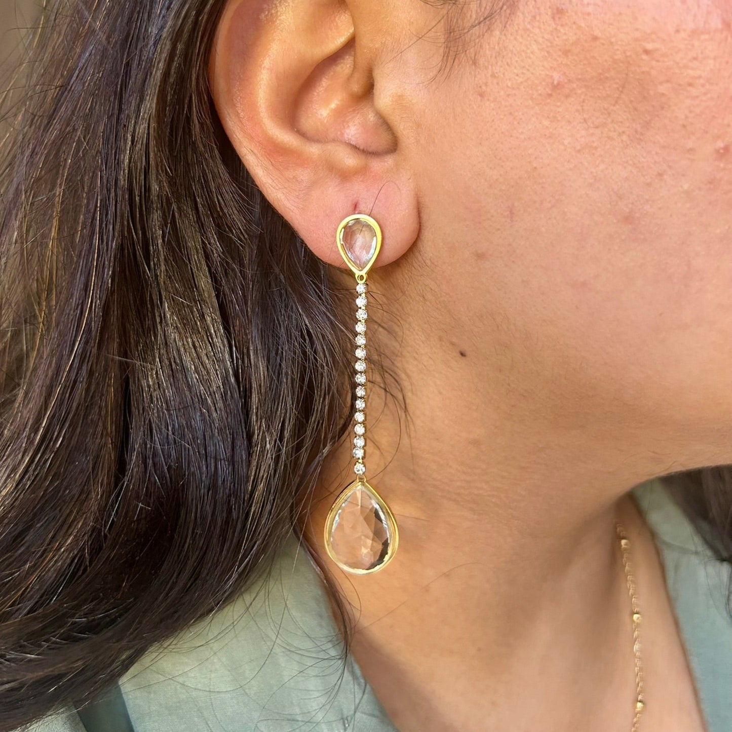 Buy Aurora Earring | 18k Gold Plated Earrings | Delphin Jewels