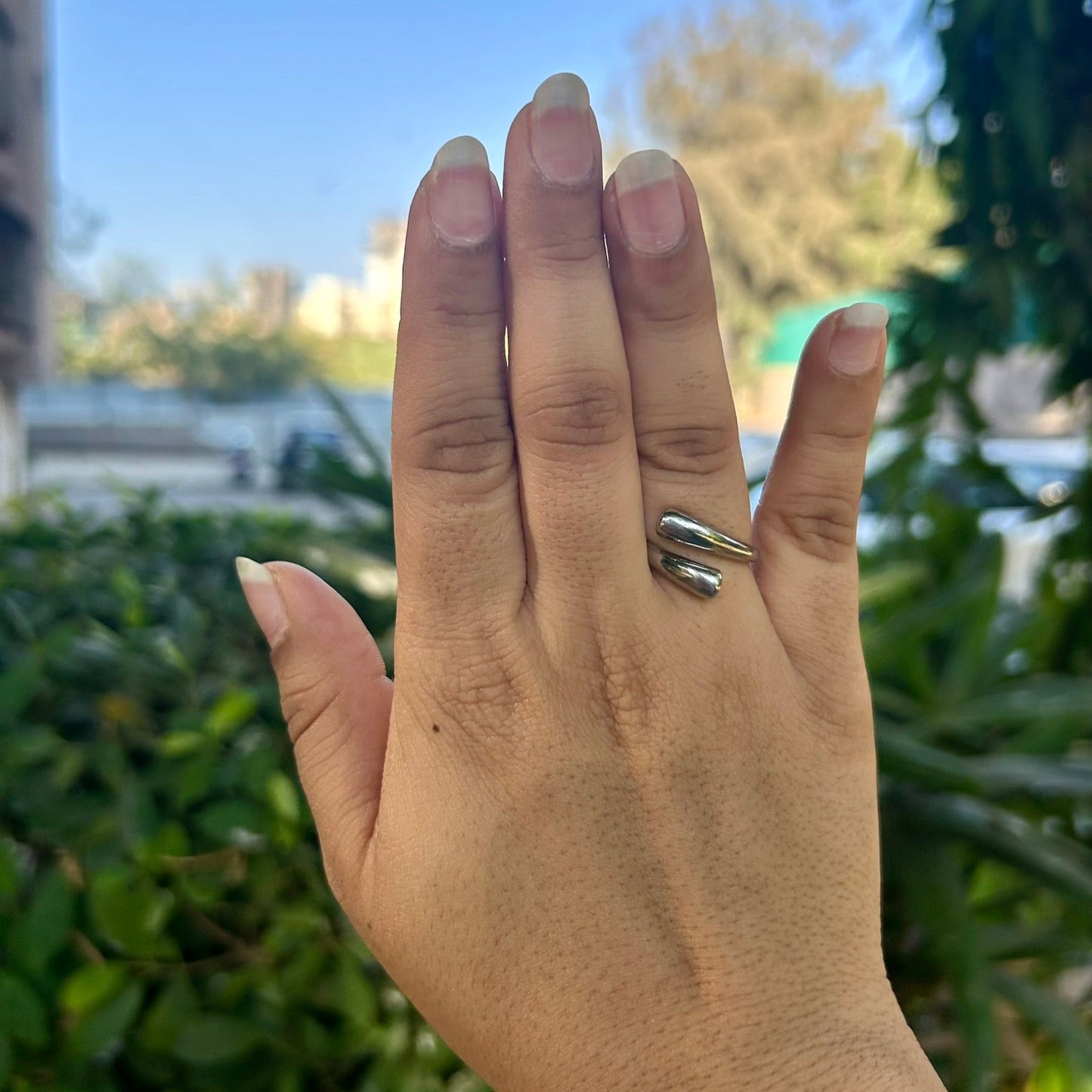 Stainless Steel Adjustable Ring | Delphin Jewels