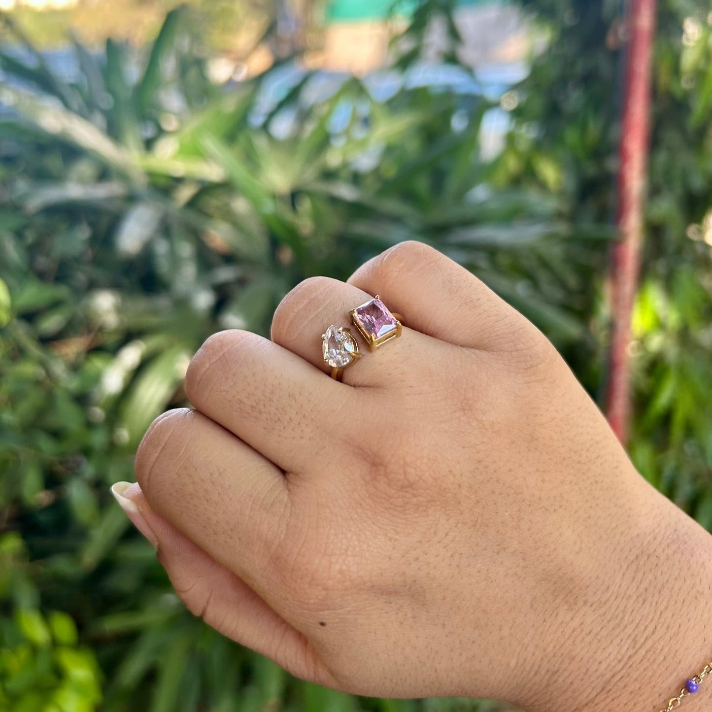 Get Stainless Steel Adjustable Ring | Delphin Jewels