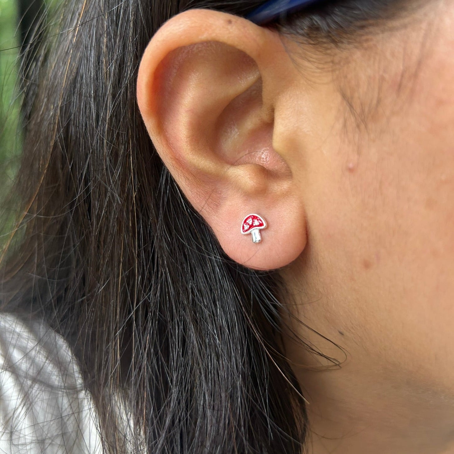 Mushroom Earrings | 925 Sterling Silver