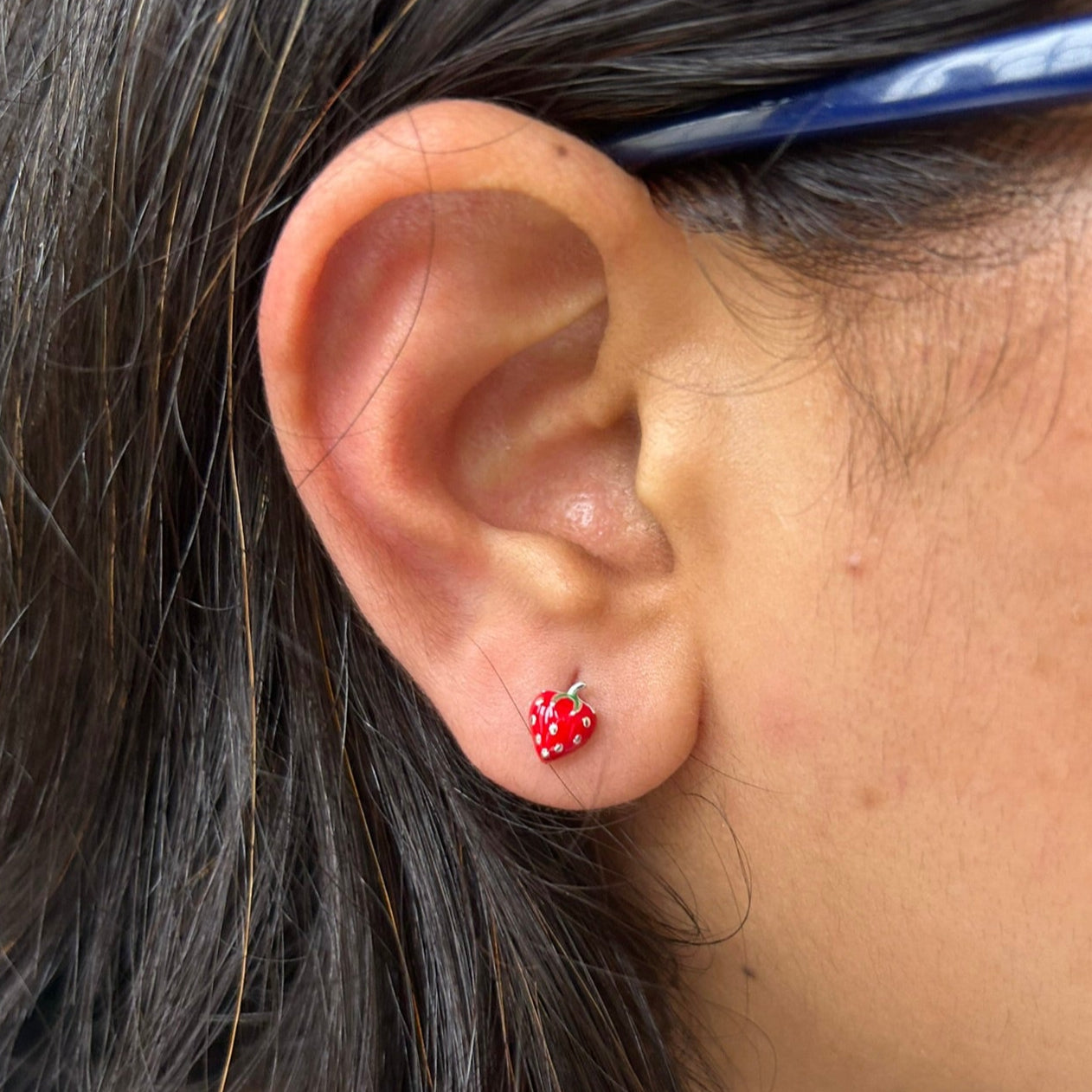 Strawberry Earrings | 925 Sterling Silver