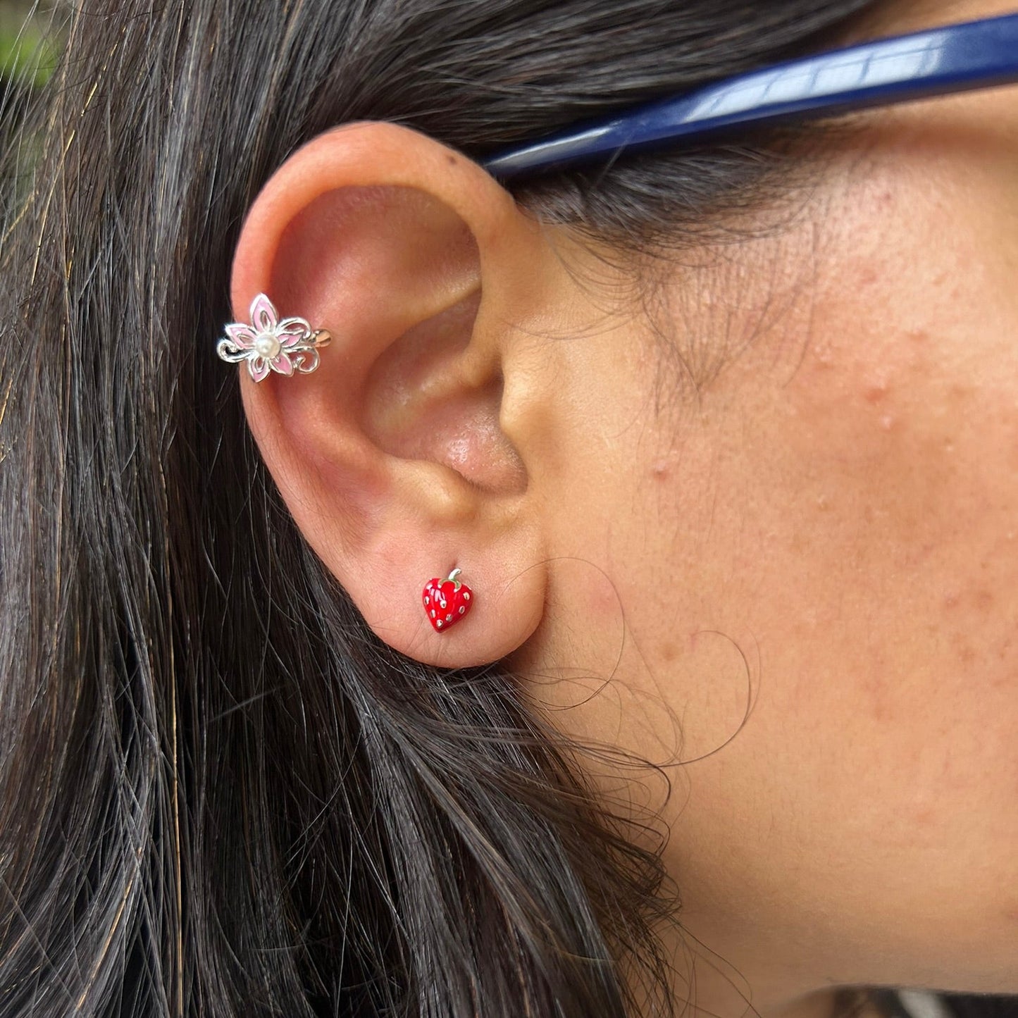 Strawberry Earrings | 925 Sterling Silver