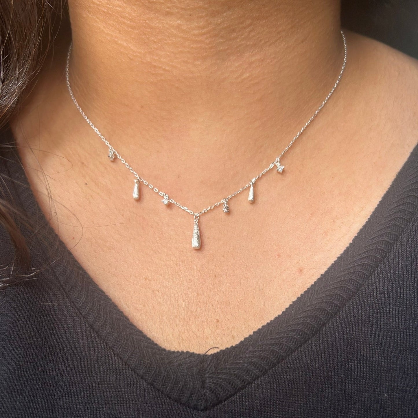 Rain Necklace 925 Sterling Silver