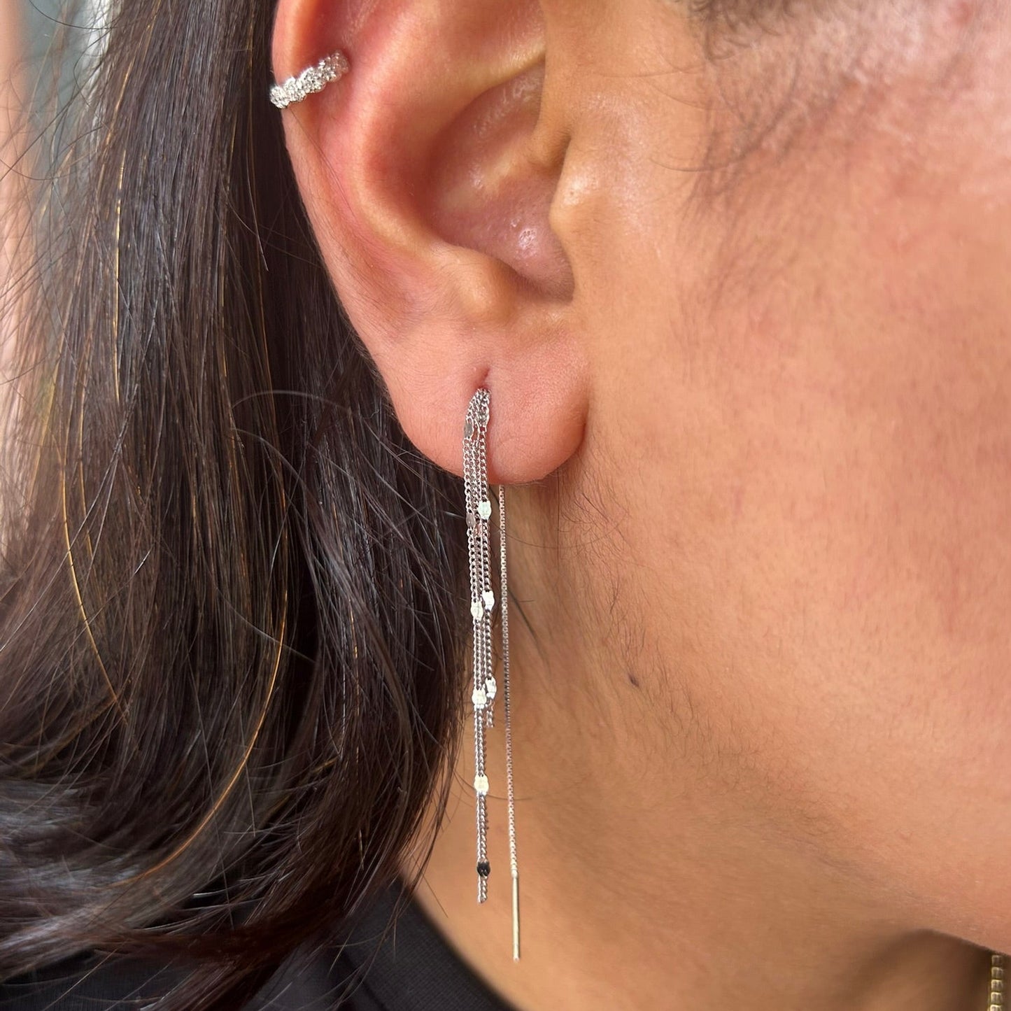 Kira Thread Earring | 925 Sterling Silver
