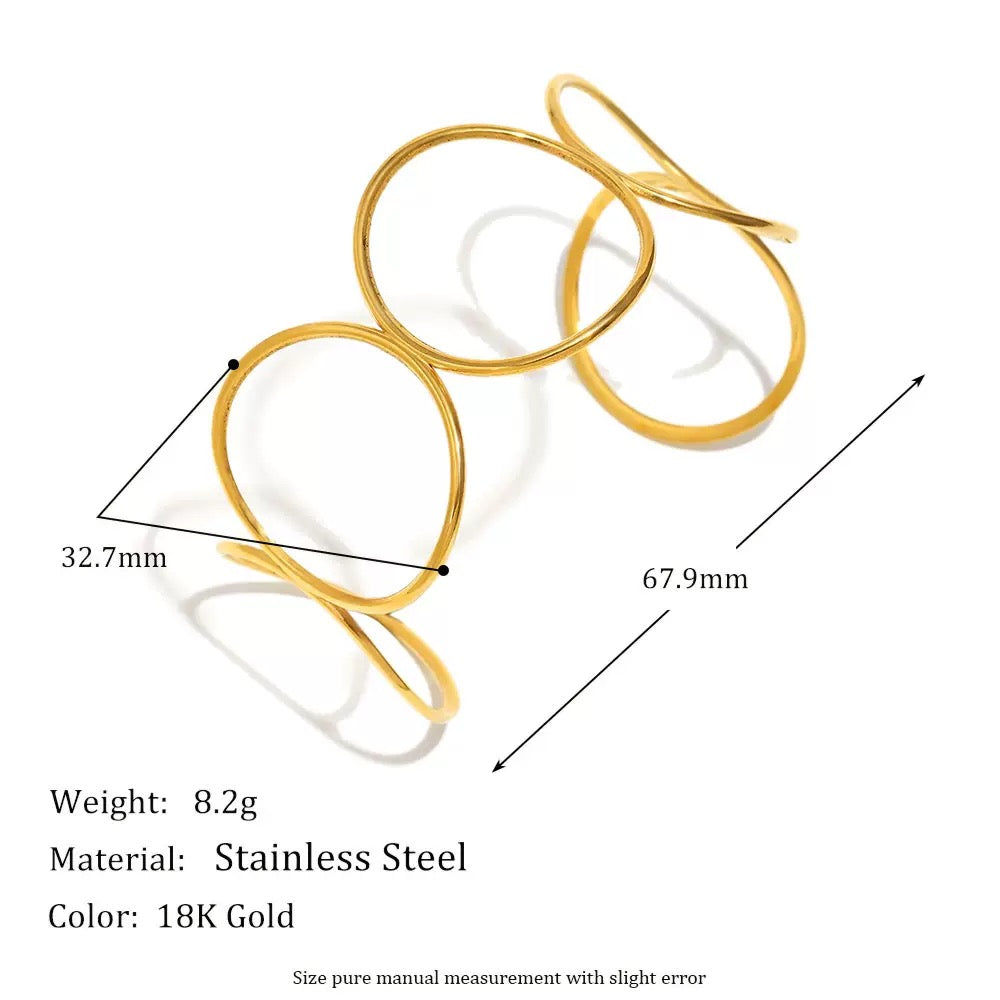 Circle Cuff Bracelet