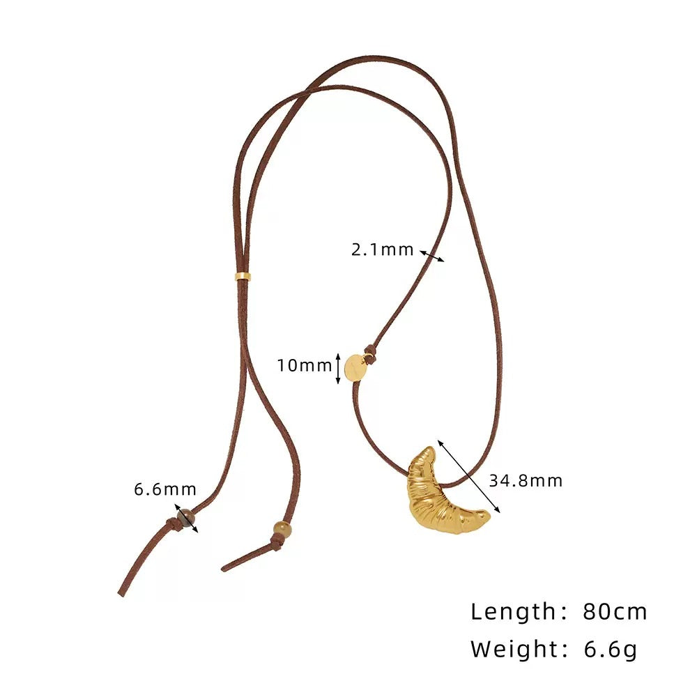 Croissant Necklace