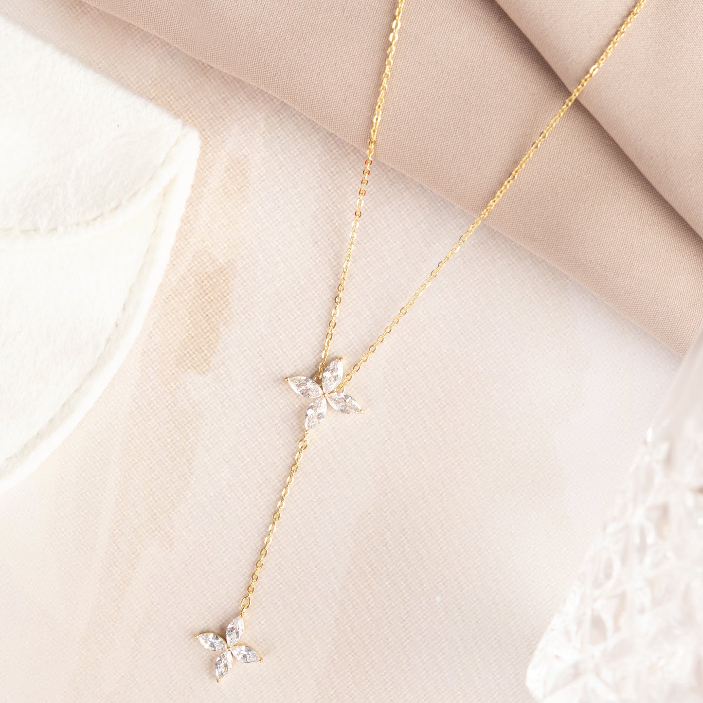 brass necklace