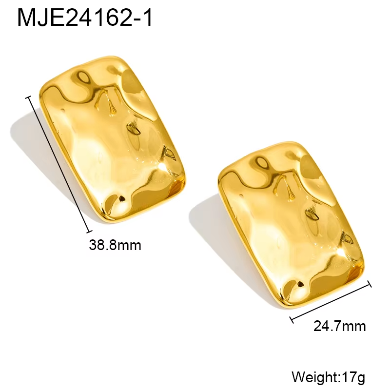 Chunky Gold Earrings | Delphin Jewels