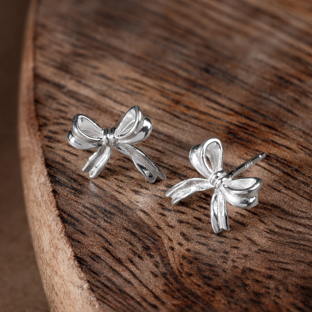 Lil' Bow Earrings | 925 Sterling Silver