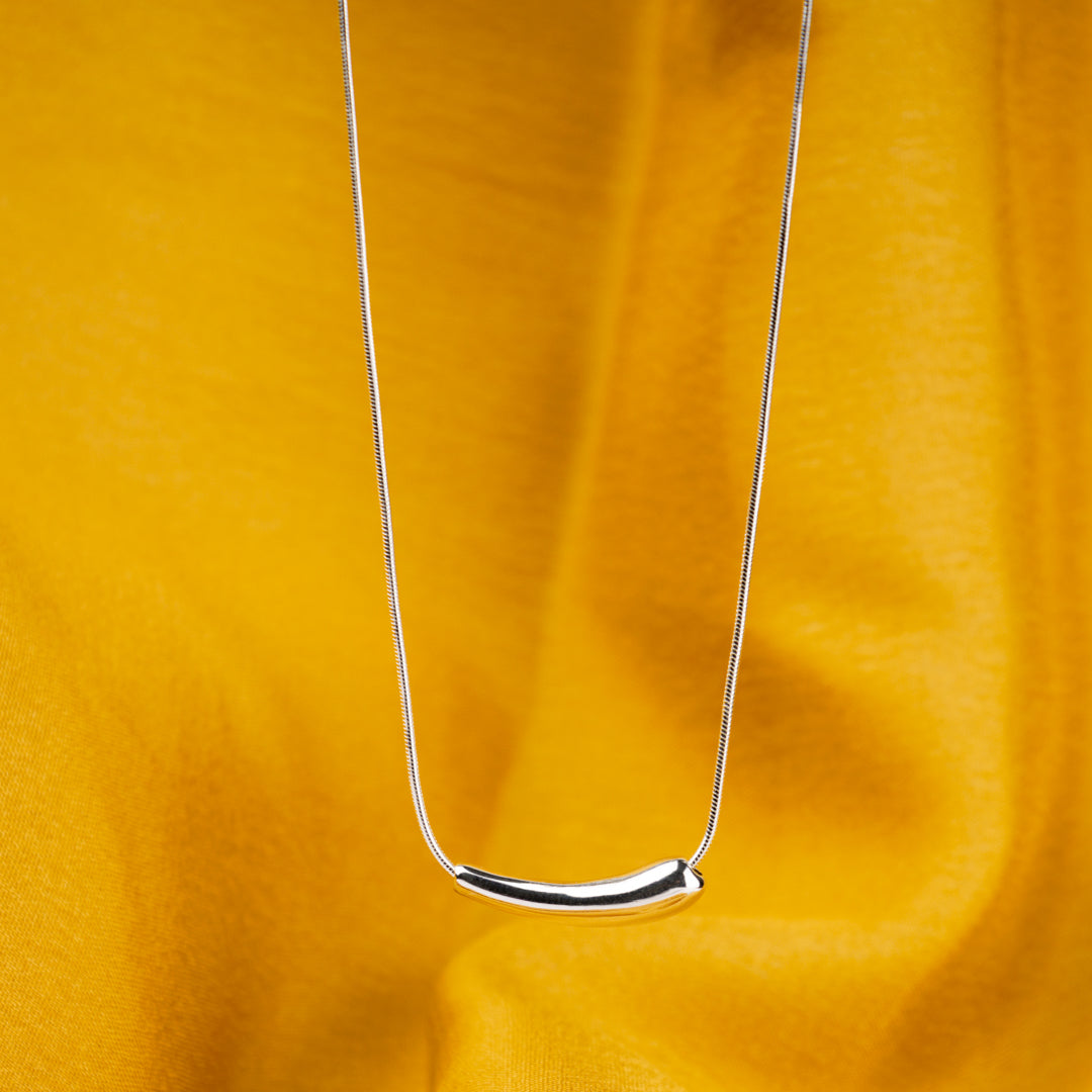 Outline Necklace 925 Sterling Silver