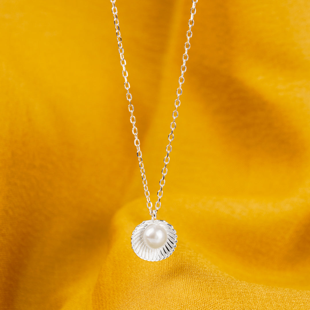 Seashell Necklace 925 Sterling Silver