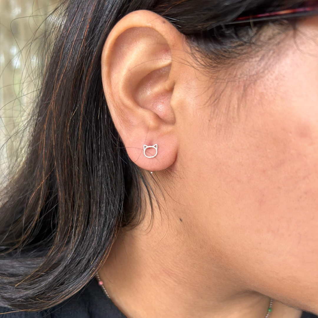 Catwomen Earrings | 999 Silver