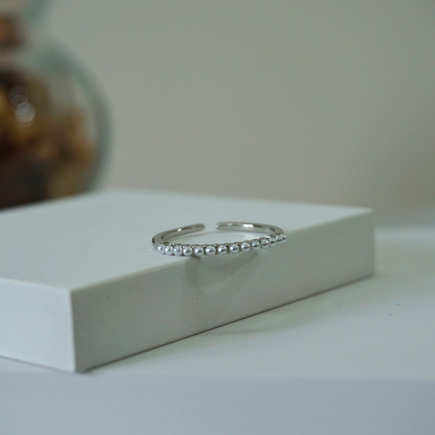 Pearl Ring for Women - Delphin Jewels