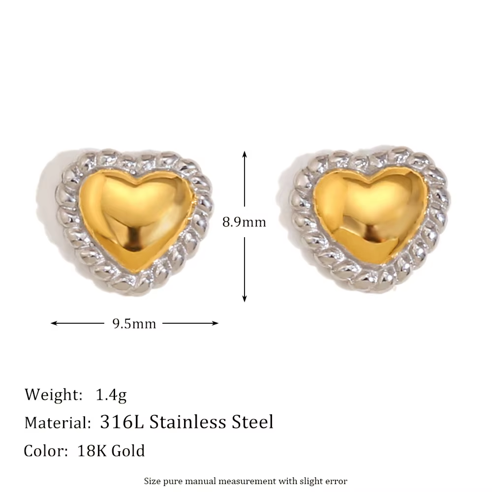 Duo Heart Earrings
