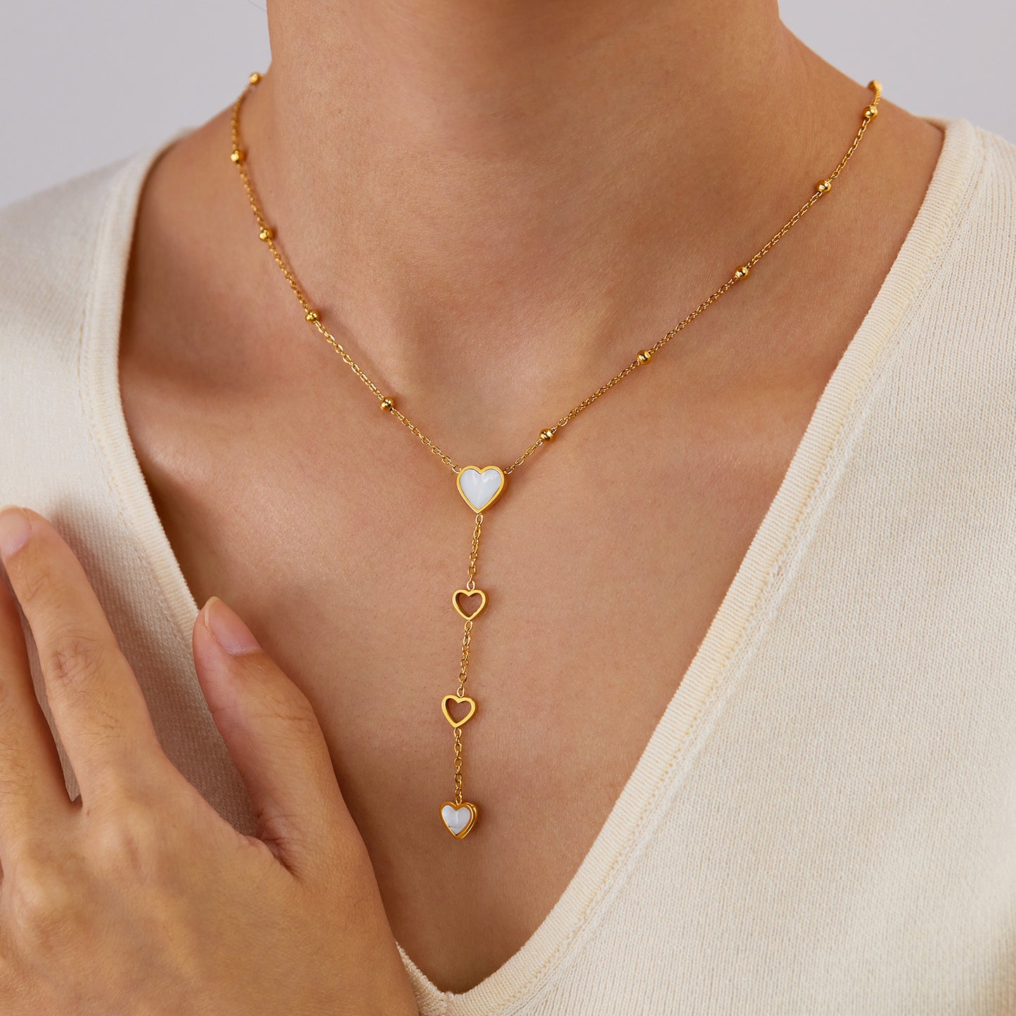 Shell Heart Necklace