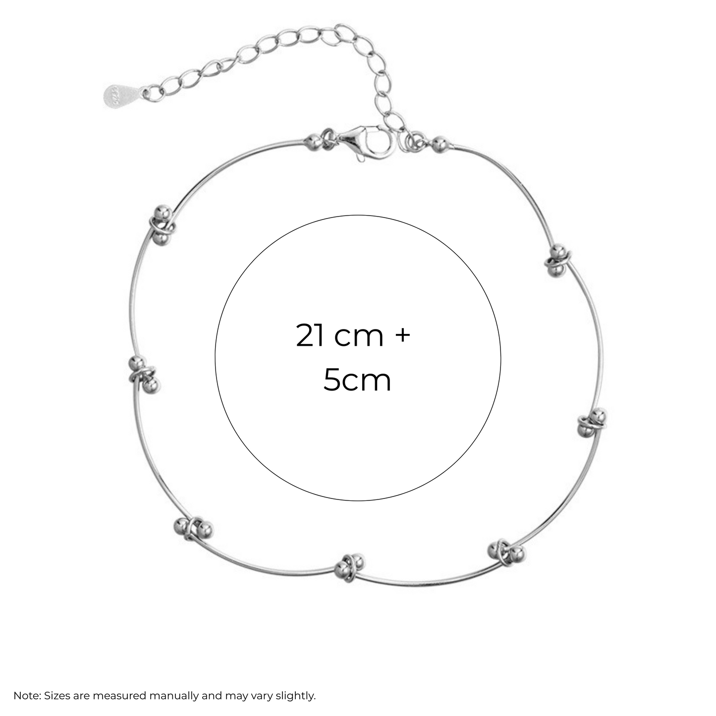 Wave Anklet | 925 Sterling Silver