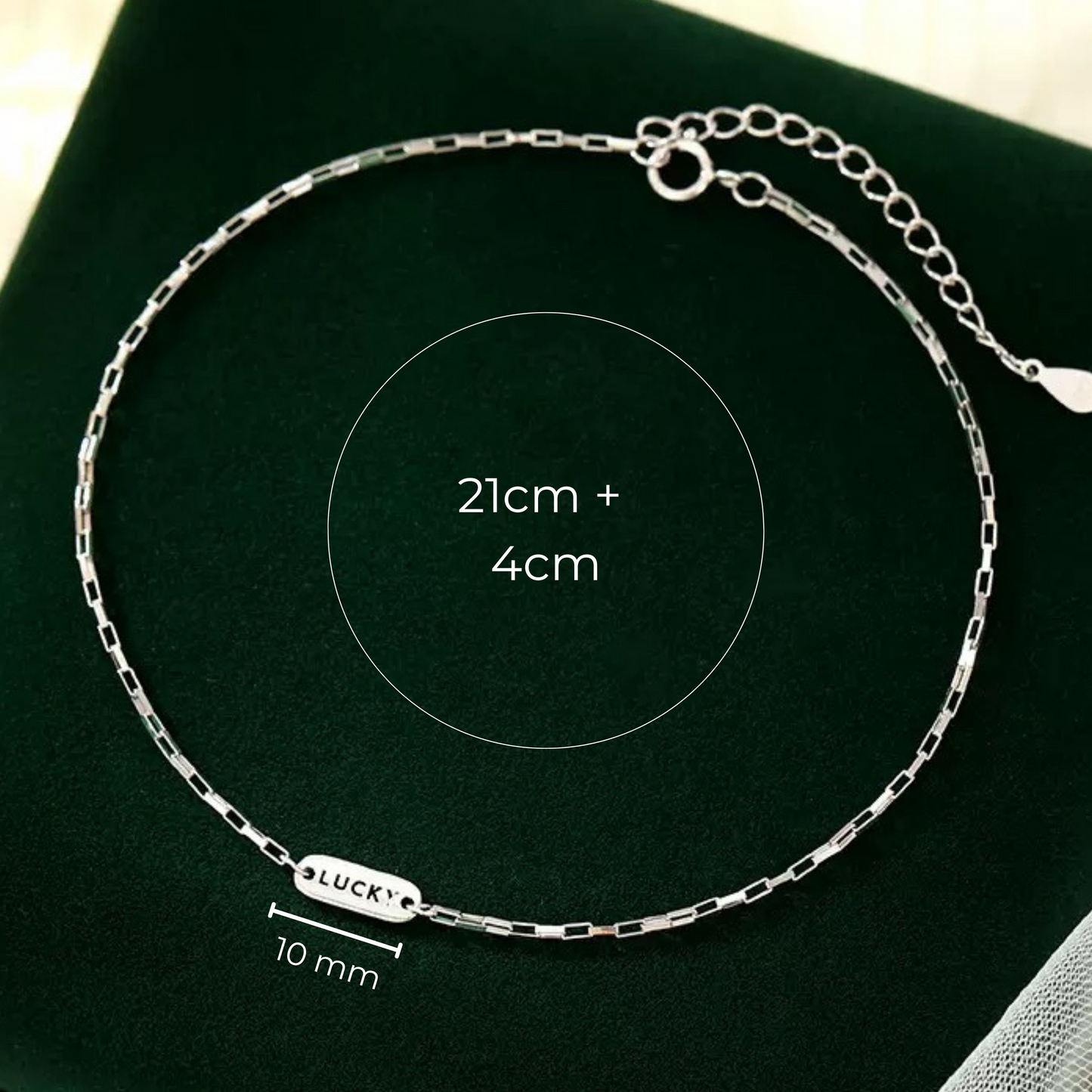 Lucky You Anklet | 925 Sterling Silver