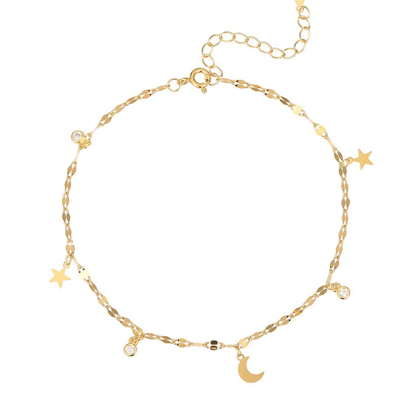 Celestial Anklet | 925 Sterling Silver