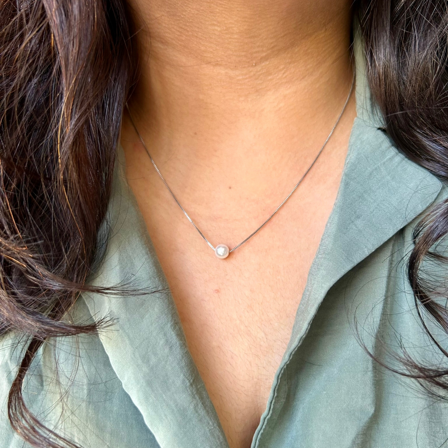 silver pearl jewellery