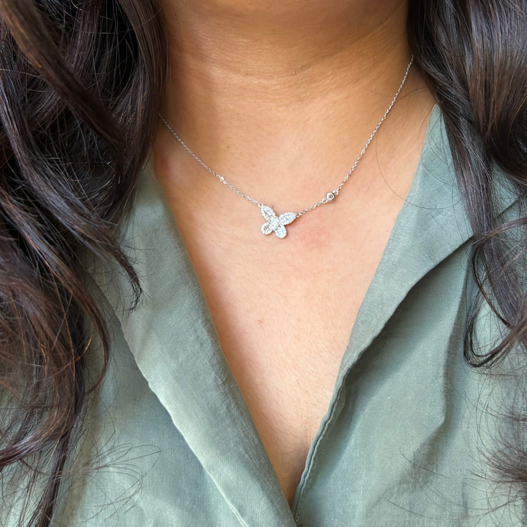 butterfly necklace chain
