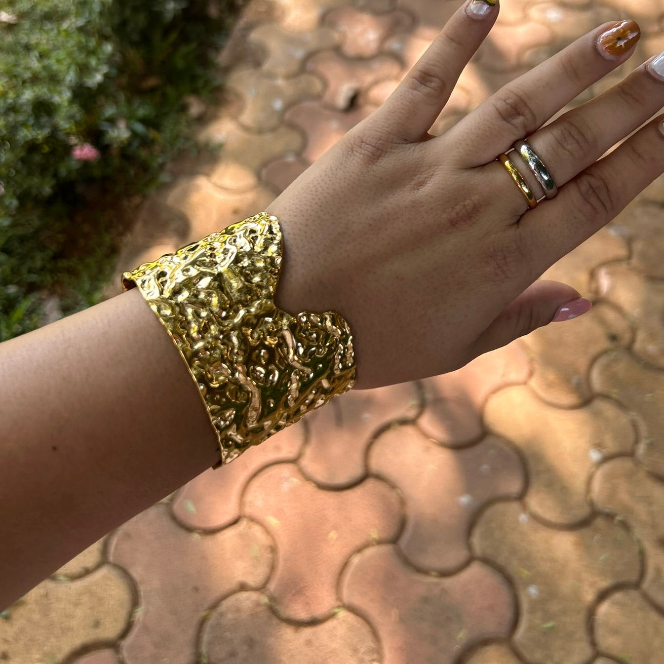 Gilded Cuff Bracelet