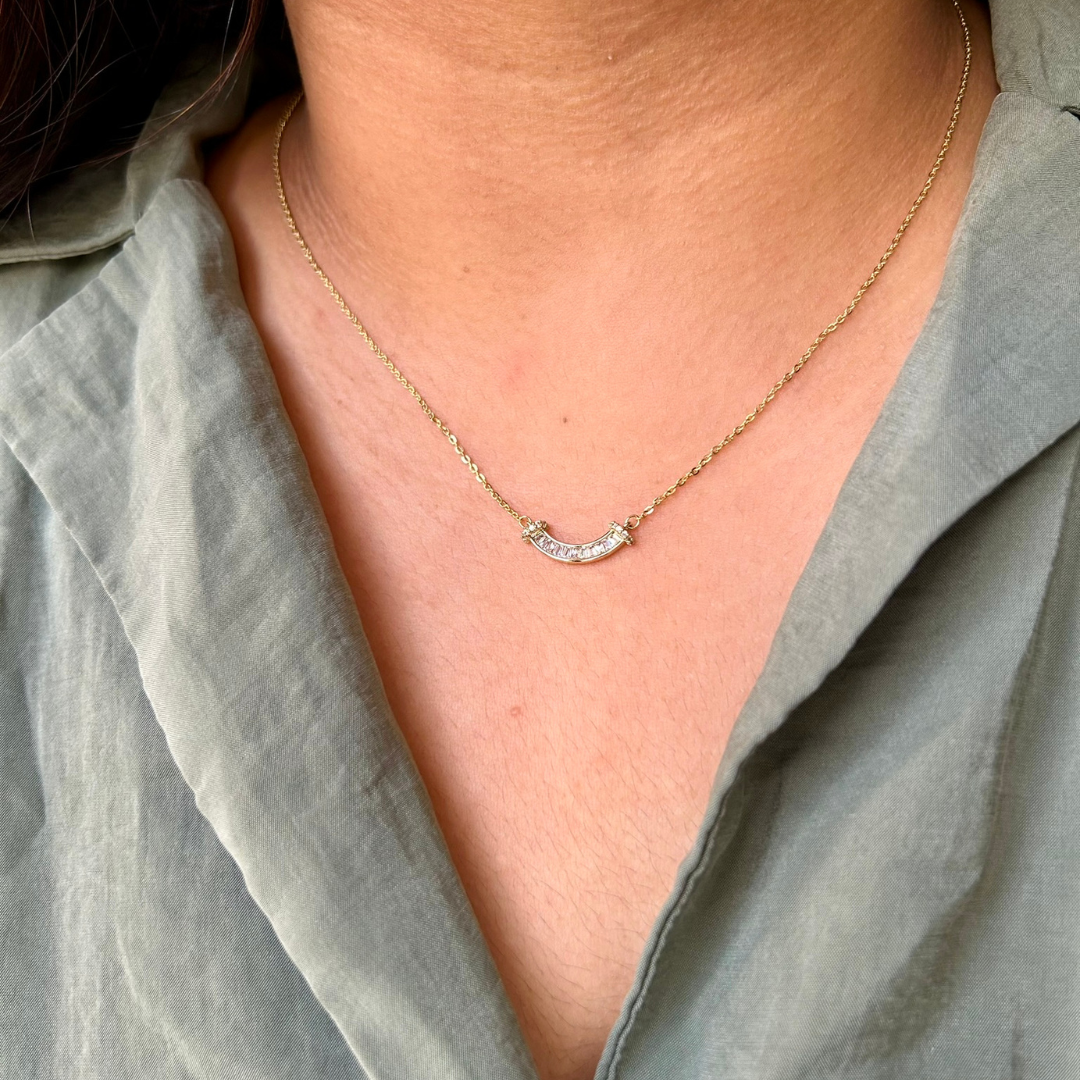 gold plated necklace