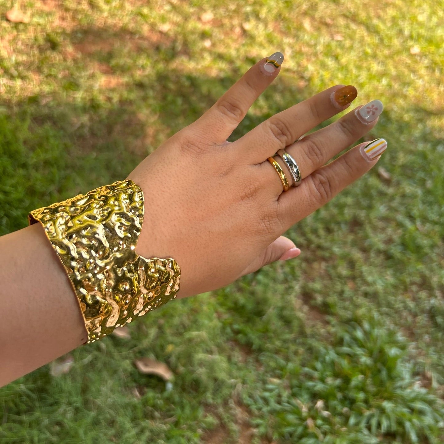 Gilded Cuff Bracelet