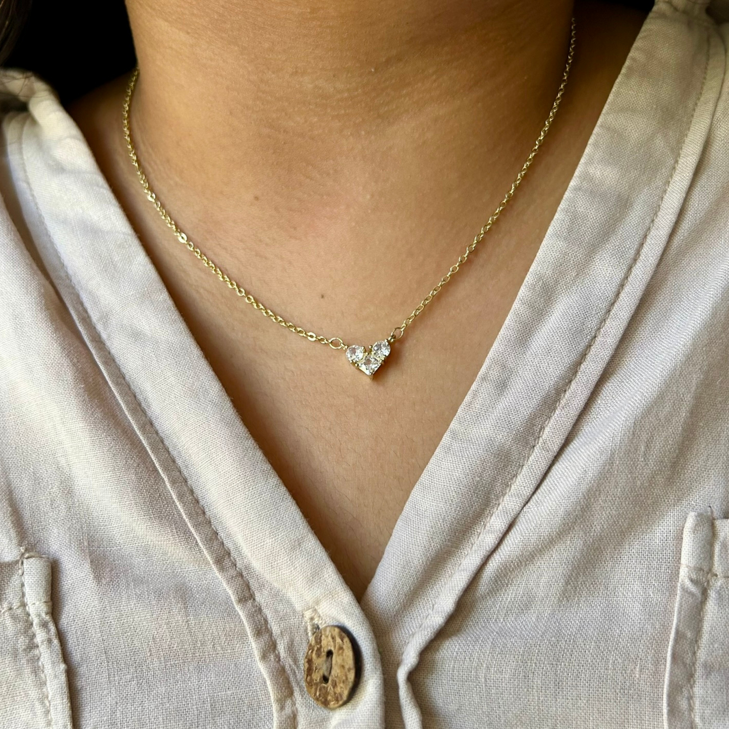 ocean heart necklace