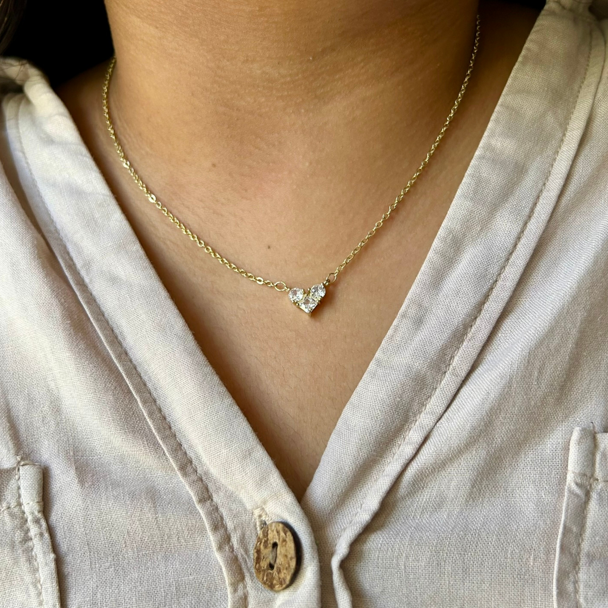 ocean heart necklace
