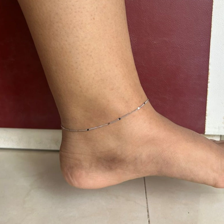 Kira Anklet | 925 Sterling Silver