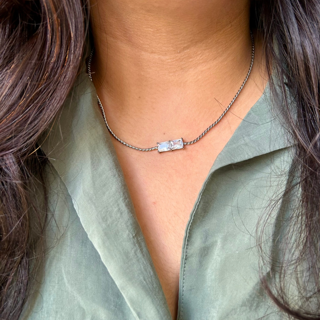 zircon necklace online	