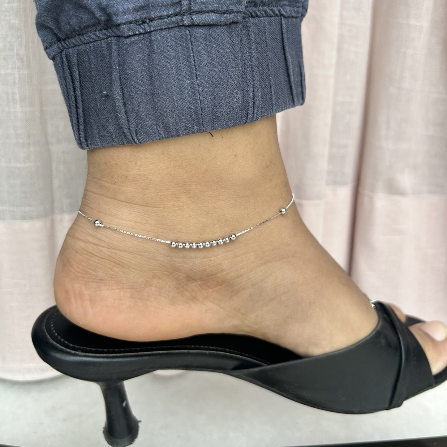 Tia Anklet | 925 Sterling Silver